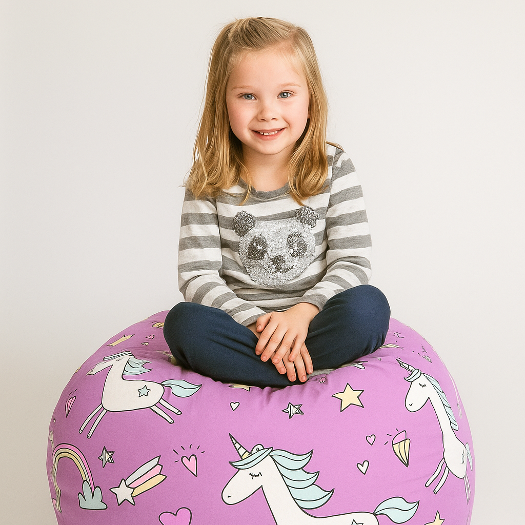 Bean bag licorne 