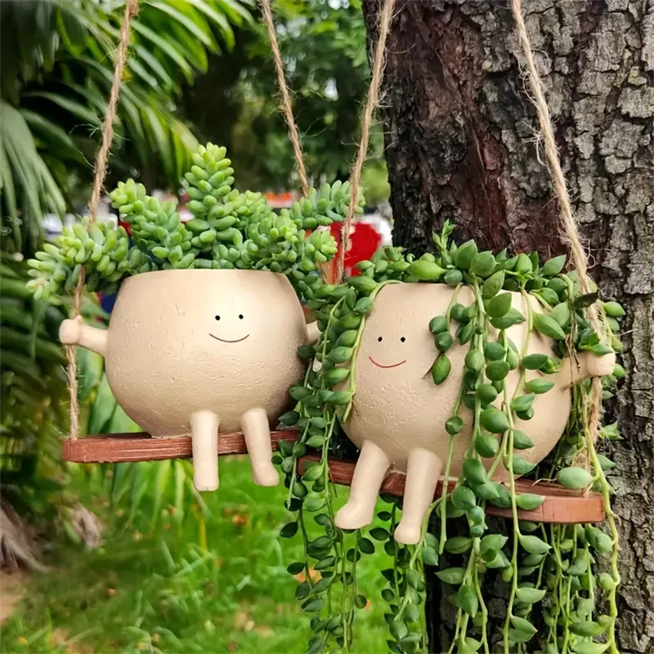 Cache pot balencelle