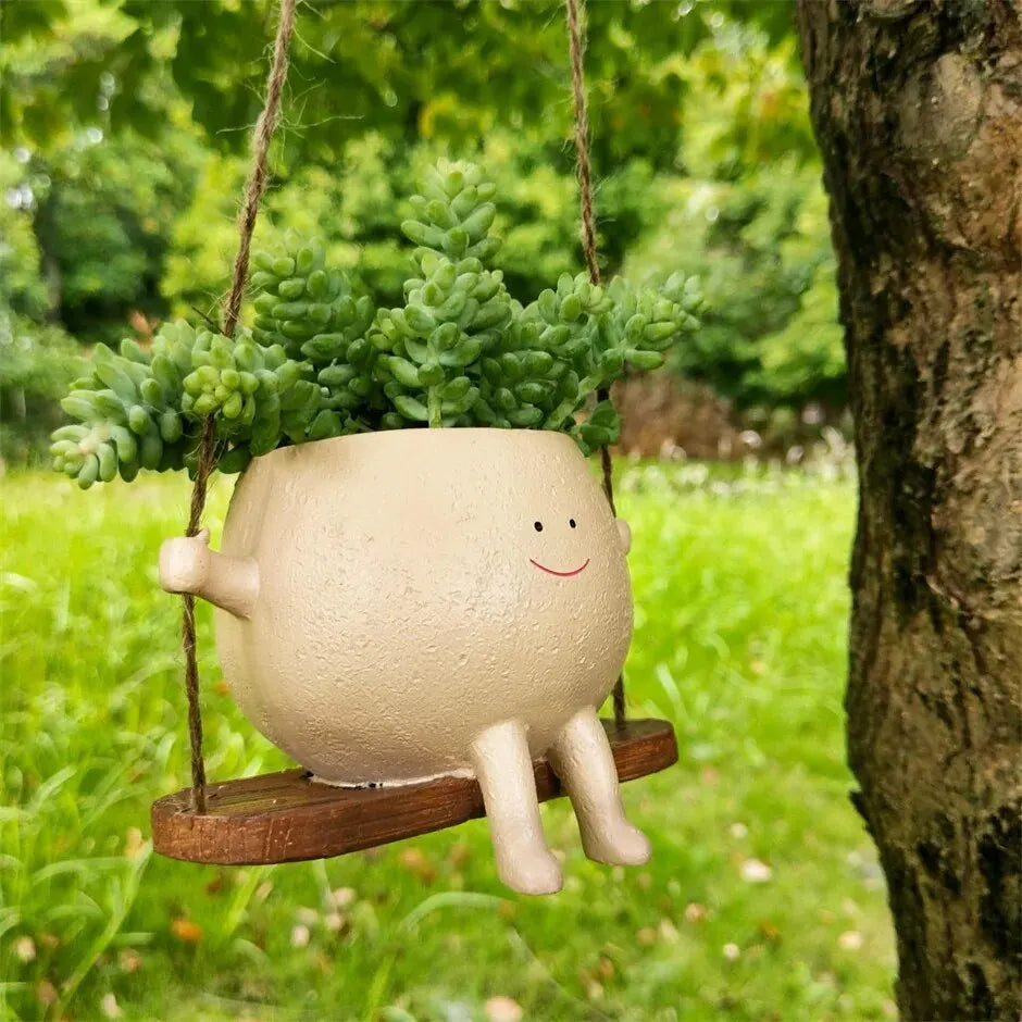 Cache pot balencelle